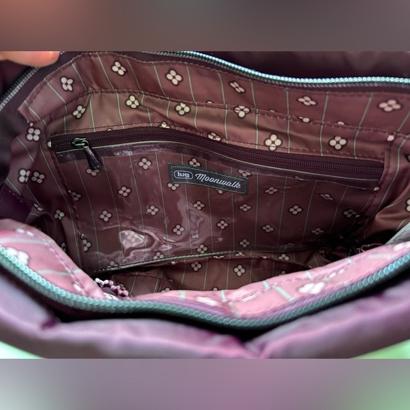 LUG MOONWALK CROSSBODY BAG WINE NWT - Picture 5 of 7